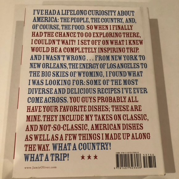 JAMIE'S AMERICA Cookbook by Jamie Oliver - 1st Edition US Printing - Picture 2 of 13